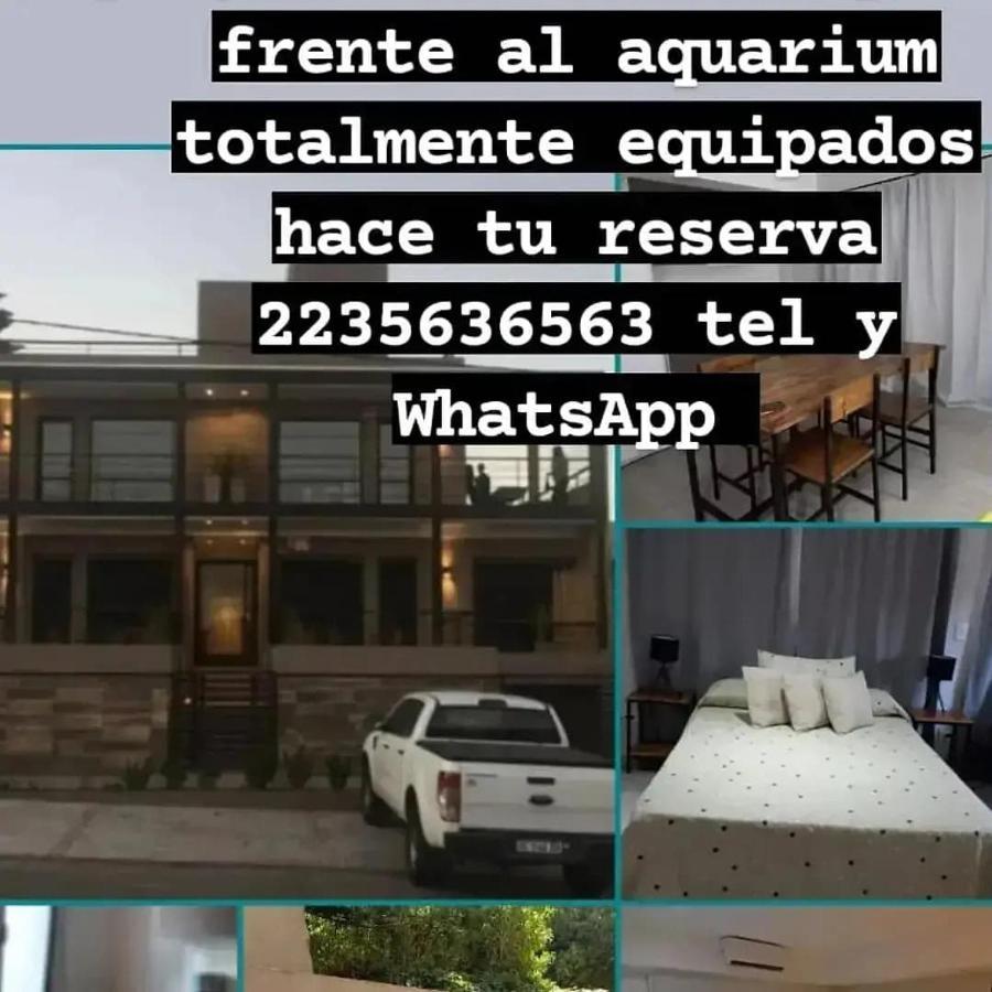 Departamentos Frente A La Playa Faro Vistas Del Sur Lägenhet Mar del Plata Exteriör bild